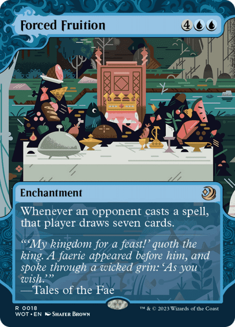 Forced Fruition (18) — Wilds of Eldraine: Enchanting Tales