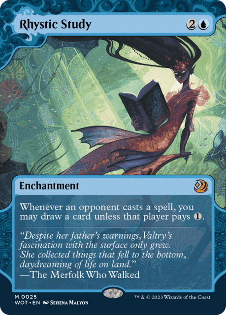 Rhystic Study (25) — Wilds of Eldraine: Enchanting Tales