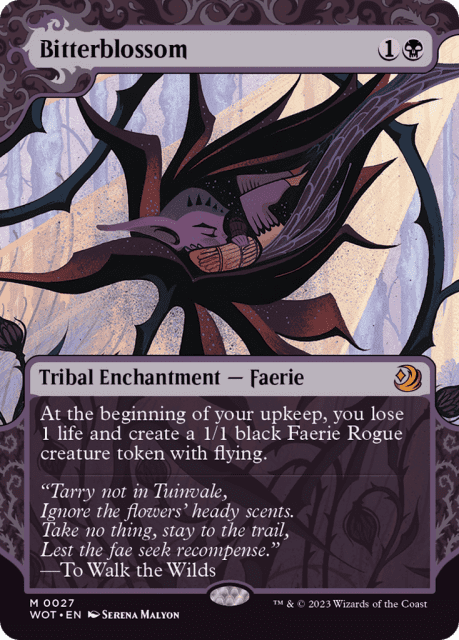 Bitterblossom (27) — Wilds of Eldraine: Enchanting Tales
