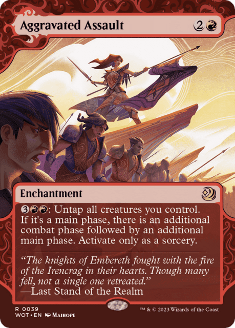 Aggravated Assault (39) — Wilds of Eldraine: Enchanting Tales