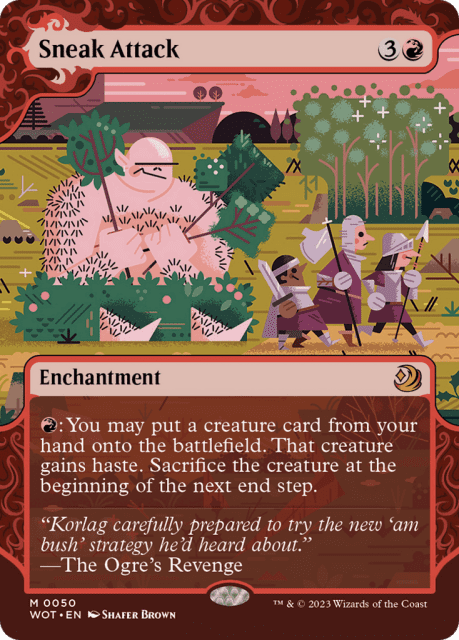 Sneak Attack (50) — Wilds of Eldraine: Enchanting Tales