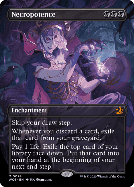 Necropotence (74) — Wilds of Eldraine: Enchanting Tales