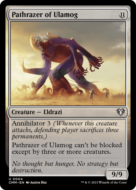 Pathrazer of Ulamog (4) — Commander Masters