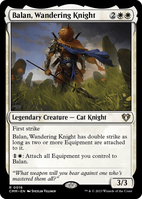 Balan, Wandering Knight (16) — Commander Masters