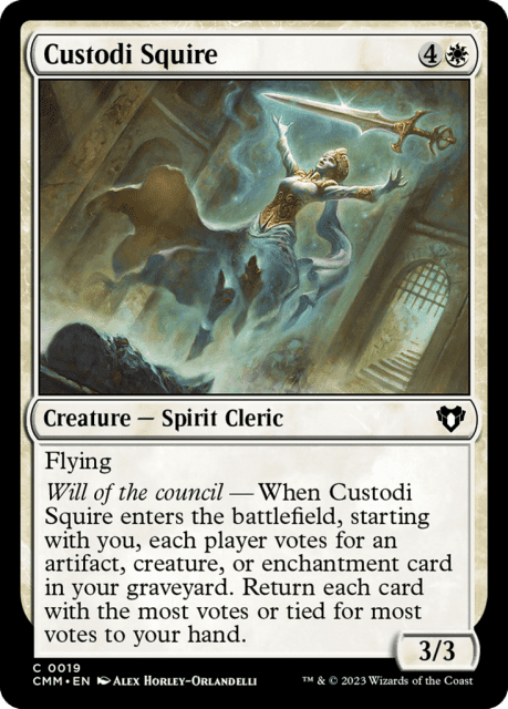 Custodi Squire (19) — Commander Masters