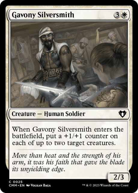 Gavony Silversmith (25) — Commander Masters
