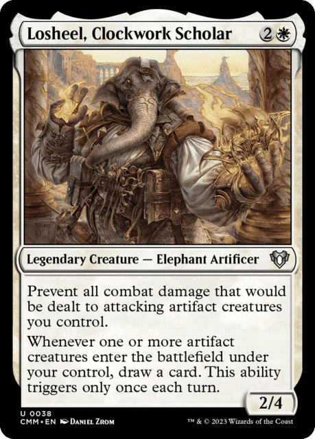 Losheel, Clockwork Scholar (38) — Commander Masters