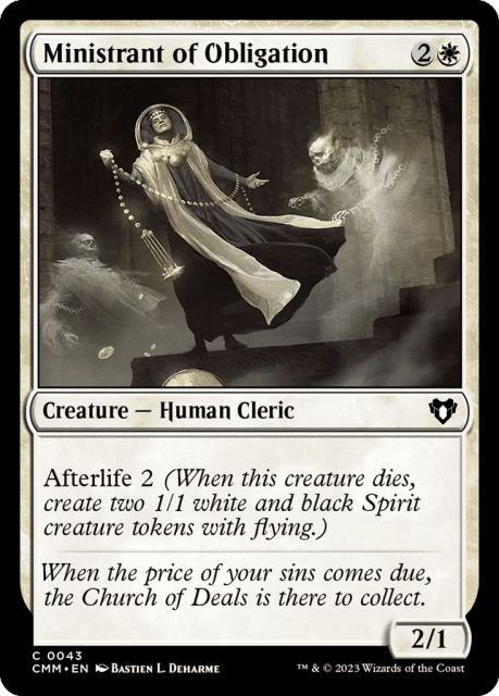 Ministrant of Obligation (43) — Commander Masters