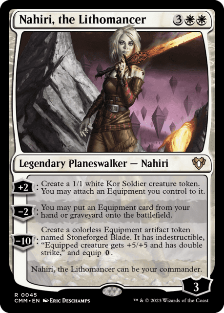 Nahiri, the Lithomancer (45) — Commander Masters
