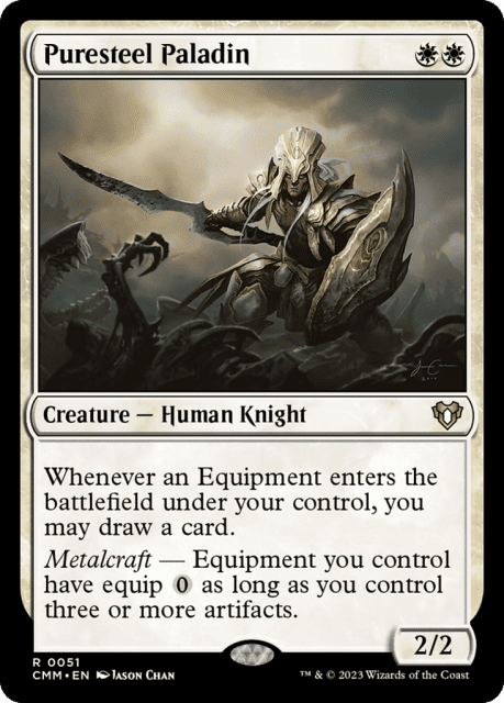 Puresteel Paladin (51) — Commander Masters