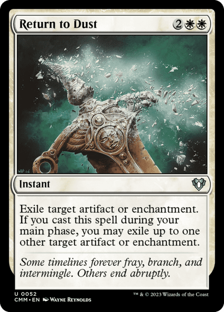 Return to Dust (52) — Commander Masters