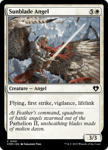Sunblade Angel (61) — Commander Masters