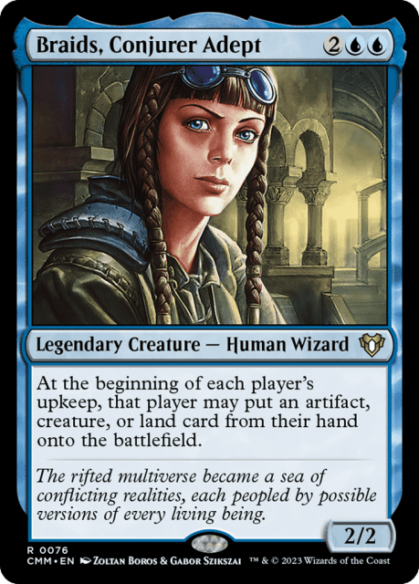 Braids, Conjurer Adept (76) — Commander Masters