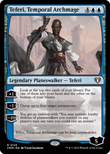 Teferi, Temporal Archmage (125) — Commander Masters