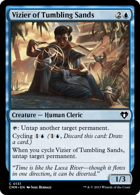Vizier of Tumbling Sands (131) — Commander Masters