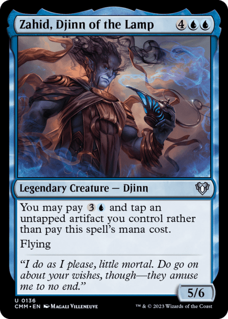 Zahid, Djinn of the Lamp (136) — Commander Masters