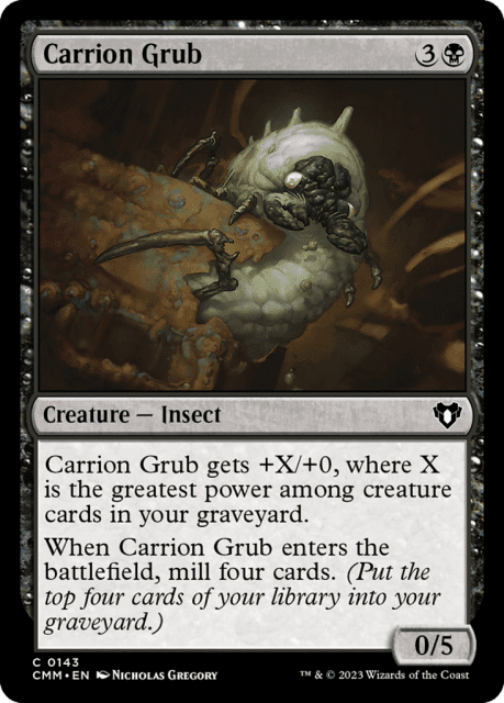 Carrion Grub (143) — Commander Masters
