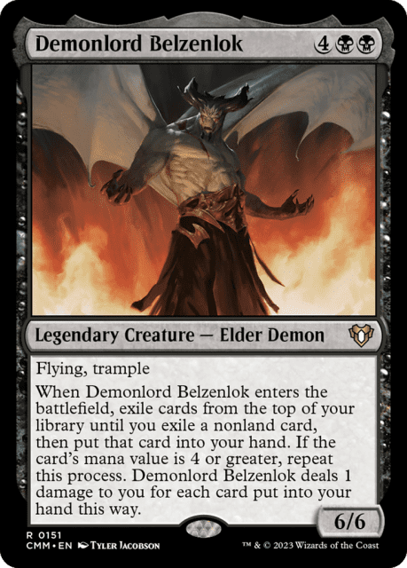 Demonlord Belzenlok (151) — Commander Masters