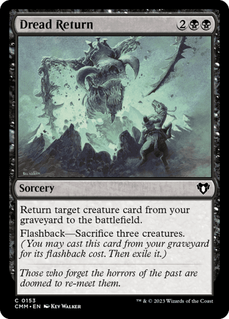 Dread Return (153) — Commander Masters