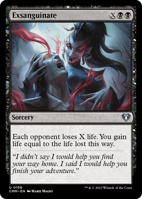Exsanguinate (156) — Commander Masters