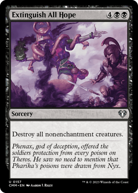 Extinguish All Hope (157) — Commander Masters
