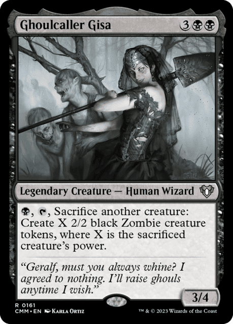 Ghoulcaller Gisa (161) — Commander Masters
