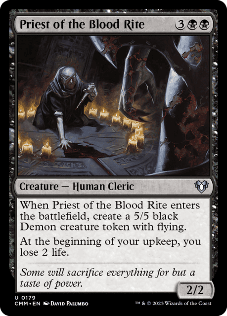 Priest of the Blood Rite (179) — Commander Masters