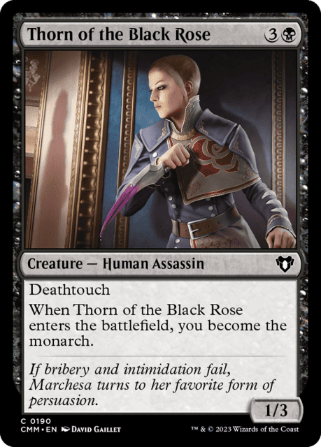 Thorn of the Black Rose (190) — Commander Masters