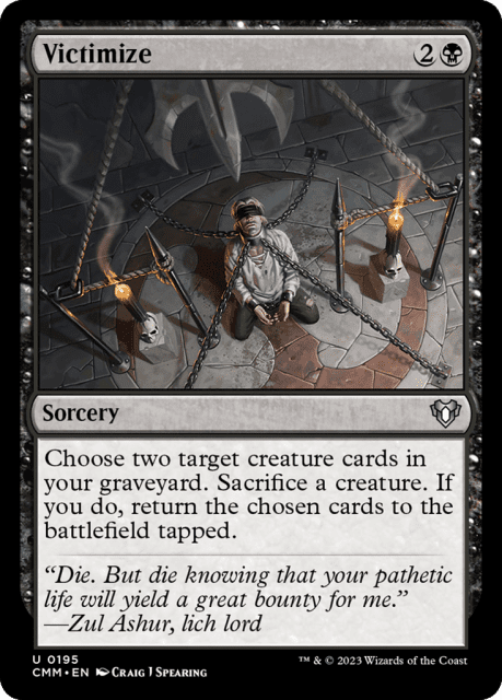 Victimize (195) — Commander Masters