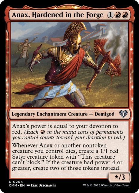 Anax, Hardened in the Forge (204) — Commander Masters