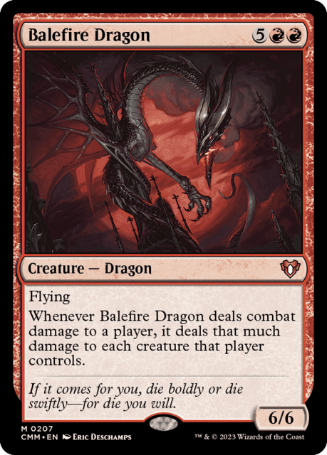 Balefire Dragon (207) — Commander Masters