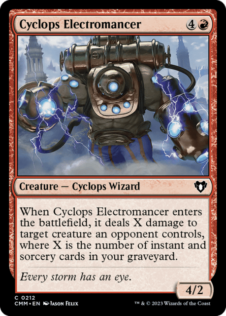 Cyclops Electromancer (212) — Commander Masters