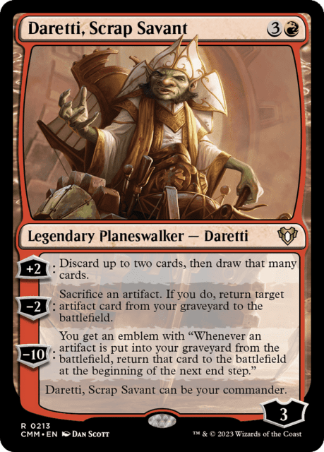 Daretti, Scrap Savant (213) — Commander Masters