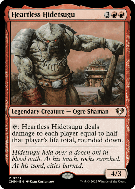 Heartless Hidetsugu (231) — Commander Masters