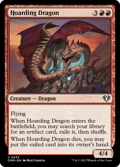 Hoarding Dragon (233) — Commander Masters