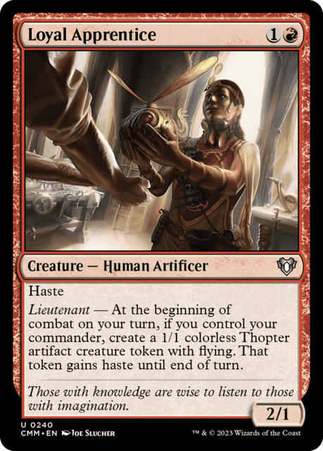 Loyal Apprentice (240) — Commander Masters