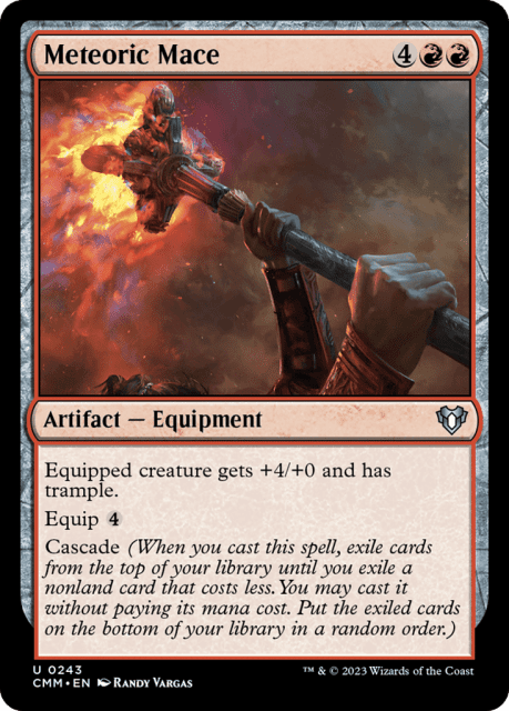 Meteoric Mace (243) — Commander Masters