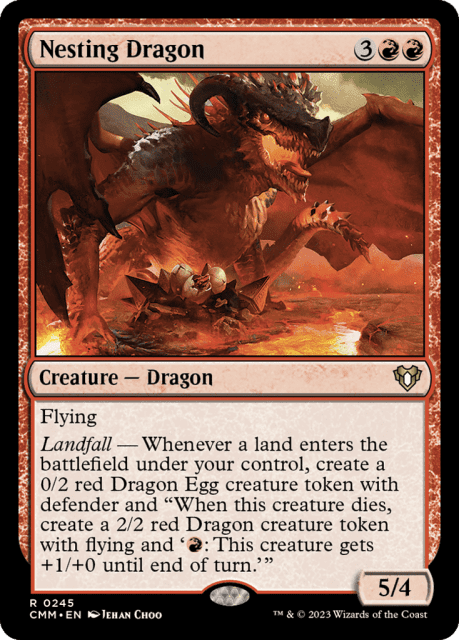 Nesting Dragon (245) — Commander Masters