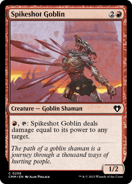 Spikeshot Goblin (256) — Commander Masters