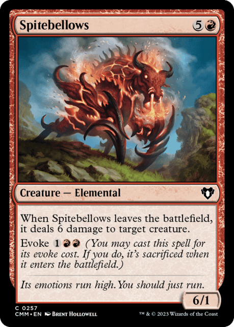 Spitebellows (257) — Commander Masters