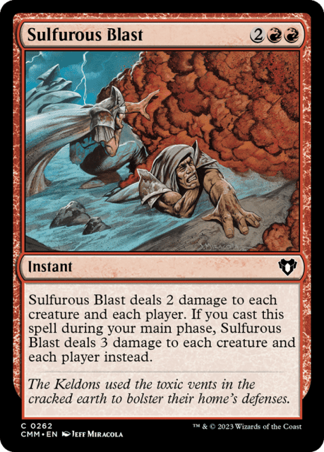 Sulfurous Blast (262) — Commander Masters