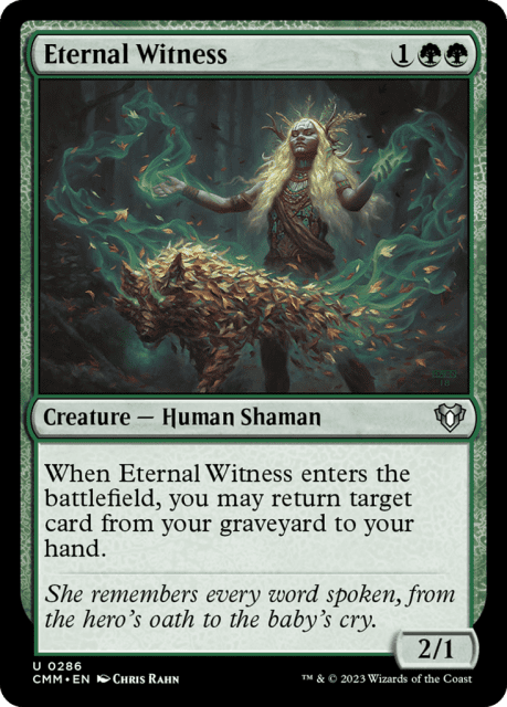 Eternal Witness (286) — Commander Masters