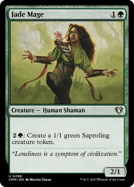 Jade Mage (298) — Commander Masters