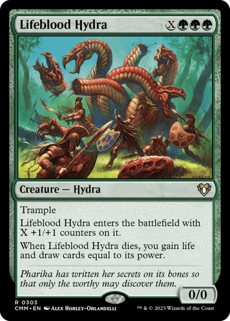 Lifeblood Hydra (303) — Commander Masters