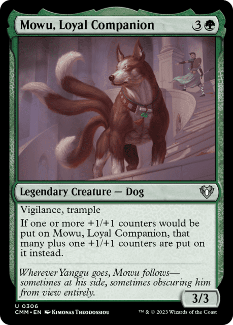 Mowu, Loyal Companion (306) — Commander Masters