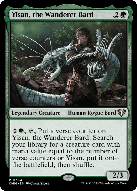 Yisan, the Wanderer Bard (334) — Commander Masters