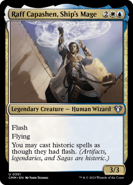 Raff Capashen, Ship's Mage (351) — Commander Masters