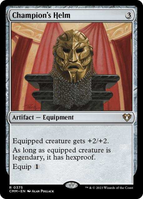 Champion's Helm (375) — Commander Masters
