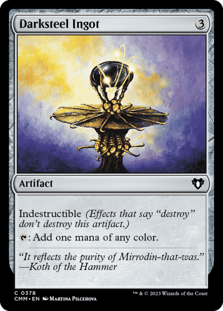 Darksteel Ingot (378) — Commander Masters