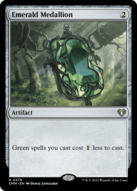 Emerald Medallion (379) — Commander Masters